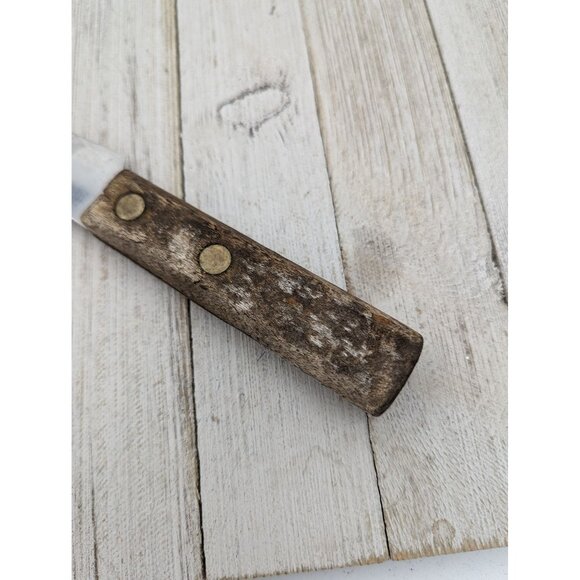 Chef Stainless Steel 8” Blade Slicing Knife Wood Handle 12 1/2" - Picture 5 of 8